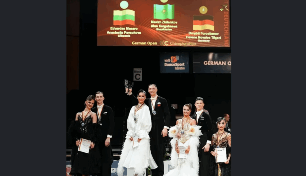 Казахстанские танцоры стали победителями German Open Championships в Штутгарте