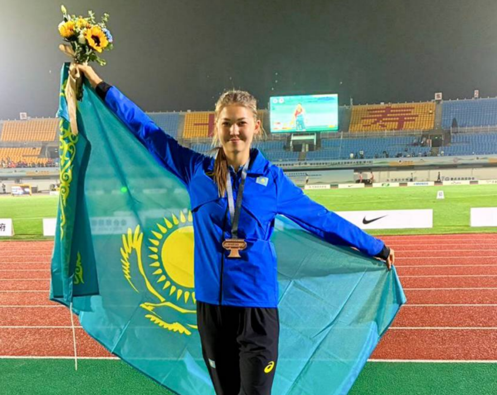 Казахстанская легкоатлетка выиграла «бронзу» чемпионата Азии по прыжкам